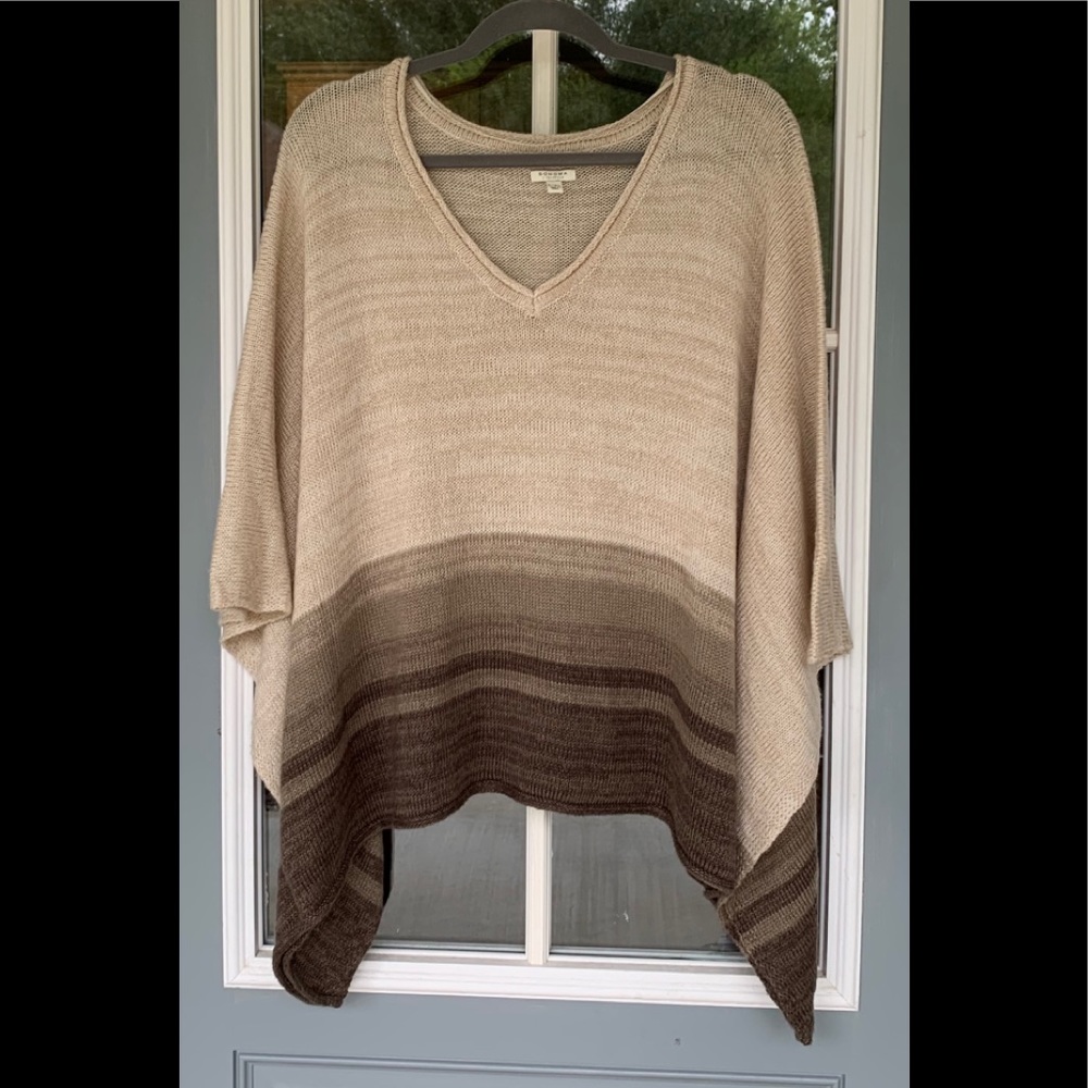 Sonoma Life + Style Poncho Lg-XL